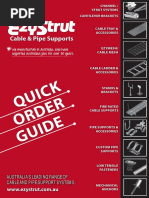 EzyStrut Cable Support QOG