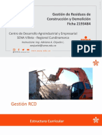 Gestión de RECIDUOS DE CONSTRUCCION Y DEMOLICION 