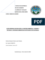 Leyes de Materia Ambiental y Convenios