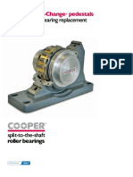 For Even Easier Bearing Replacement: Cooper Quick-Change Pedestals