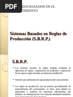 SBC Sistemas Basados en Reglas de Produccion