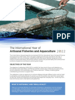 The International Year Of: Artisanal Fisheries and Aquaculture