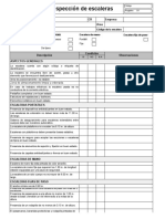 Formato Inspección de Escaleras