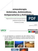 Farmacoterapia Antivirales, Antimicóticos, Antiparasitarios y Antisépticos