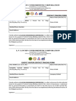 L.V. Locsin Condominium Corporation: Client/ Visitor Contact Tracing Form