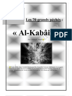 Les Grands Péchés Al-Kabâir L'imam Ad-Dhahabi