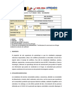 Experiencia de Aprendizaje 4to Grado - Semana 24 y 25