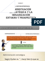 Administración Estratégica y La Organización