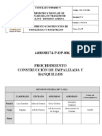 4400188174-P-OP-006 Procedimiento Construcción de Empalizada y Banquillos