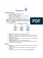 Chemistry: Composition of Matter