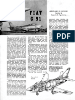 Aircraft Described. Fiat g91. Aeromodeller January 1959