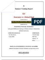 Insurance Vs Mutual Fund