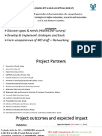 Discover Gaps & Needs (HARMONY Survey) Develop & Implement Strategies and Tools Form Competences of IRO Staff + Networking