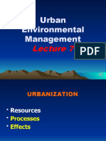 Urban Environmental Management