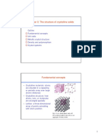 Chapter 3 - The Structures of Crystalline Solids