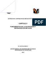 Capitulo 1 Fundamentos de La Extraccion y Refinacion de Minerales PDF