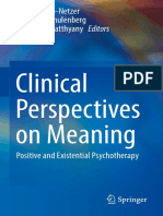 Clinical Perspectives On Meaning Positive and Existential Psychotherapy PDF