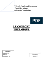 Confort Thermique