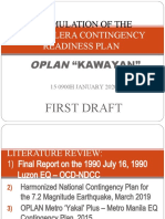 OCD-CAR Presentation On The OPLAN KAWAYAN - EQ Readiness Plan