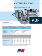 Diesel Engines 16V 4000 M61R/M61: For Vessels With Unrestricted Continuous Operation (1A)