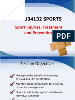 MPU34132 SPORTS: Sport Injuries, Treatment and Prevention