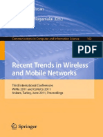 Recent Trends in Wireless and Mobile Networks