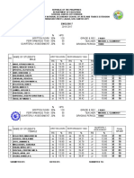 3rd QUARTER GRADING SHEET