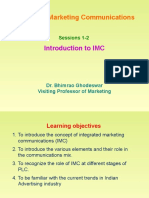 Integrated Marketing Communications: Introduction To IMC