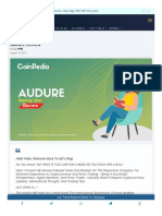 Coinpedia Org Earning Site Audure Review