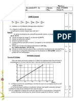 Devoir de Contrôle N°1 - Physique Chimie - 2ème Sciences Exp (2010-2011) MR Hafsi - Copie