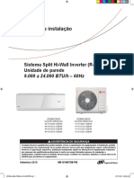 Ar Condicionado HW Inverter Trane 24000 Btus Frio 220v Monofasico 4myw1624c100bar 2436 Manual