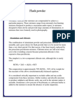 Flash Powder: Aluminium and Chlorate