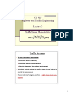 CE 415 Highway and Traffic Engineering