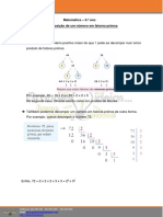 MAT6 T1 02 Decomposicao de Um Numero em Fatores Primos PDF