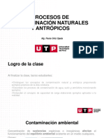 Procesos de Contaminación Naturales y Antrópicos