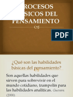 Procesos Basicos Del Pensamiento