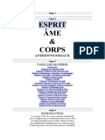 L'experience de L'esprit, L'ame Et Le Corps PDF