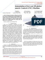 Design and Implementation of Low-Cost 2D Plotter Computer Numeric Control (CNC) Machine