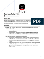 Television Rating Points: Why in News