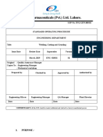 03-SOP No. ENG-GEN-003 - 01 Welding, Cutting and Grinding