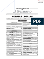 Normas Legales: Umario