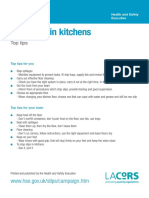 Stop Slips in Kitchens: Top Tips