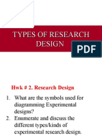 Types of Research Design