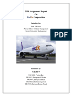 Management Information System of FedEx