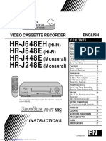 HR-J648EH HR-J648E HR-J448E HR-J248E: (Hi-Fi) (Hi-Fi) (Monaural) (Monaural)