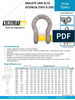 Grilletes G-209 Lira Kinglift 