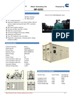 General Features: Diesel Generating Set Powered by