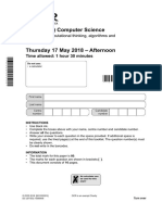 Computer Science Unit 2 Past Paper