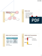 Sulfuric Acid Production Sulfuric Acid: By: Carl Cesar H. Bibat