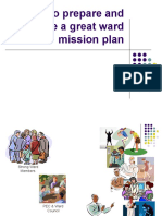 How To Prepare and Use A Great Ward Mission Plan